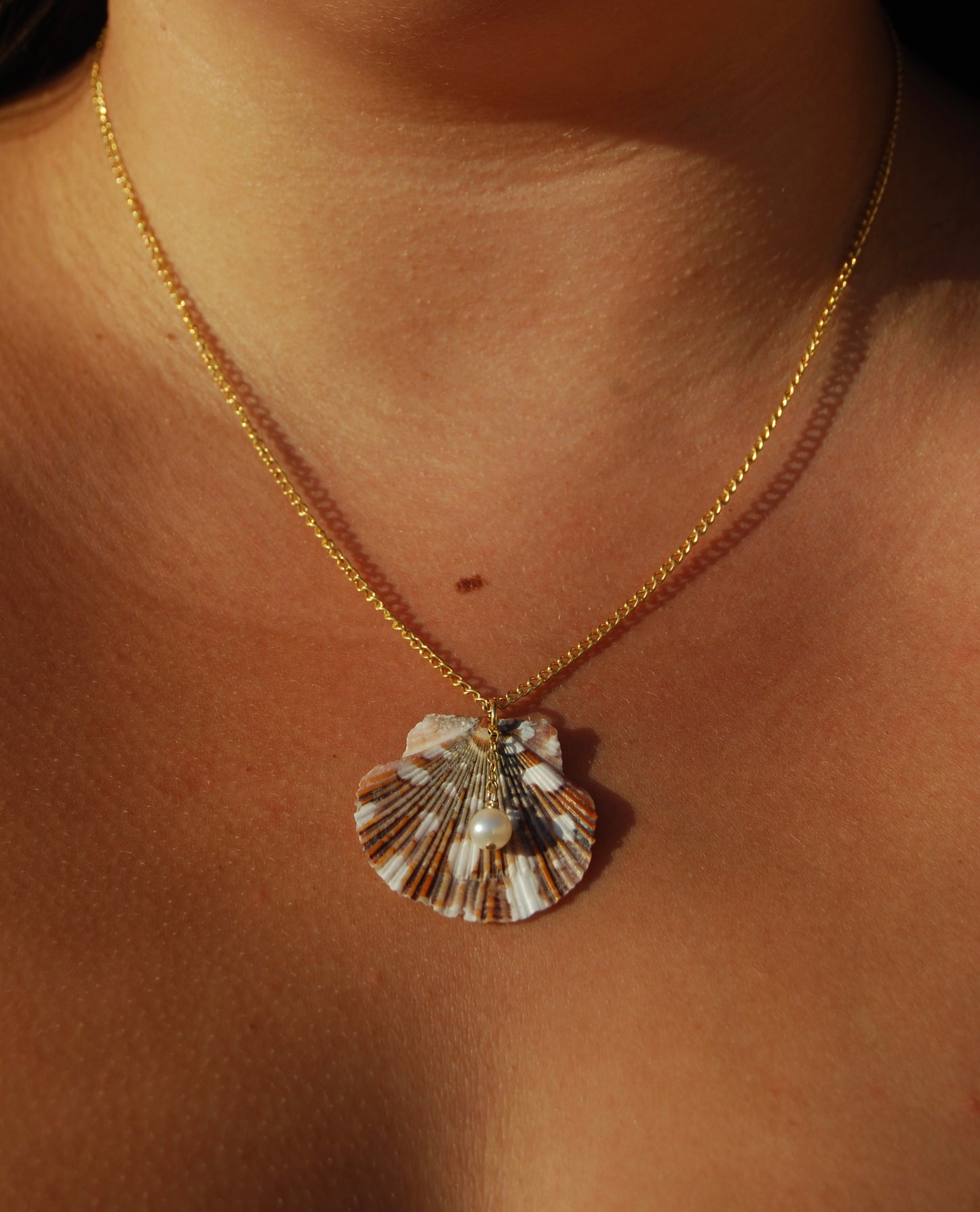 Golden Shell Necklace