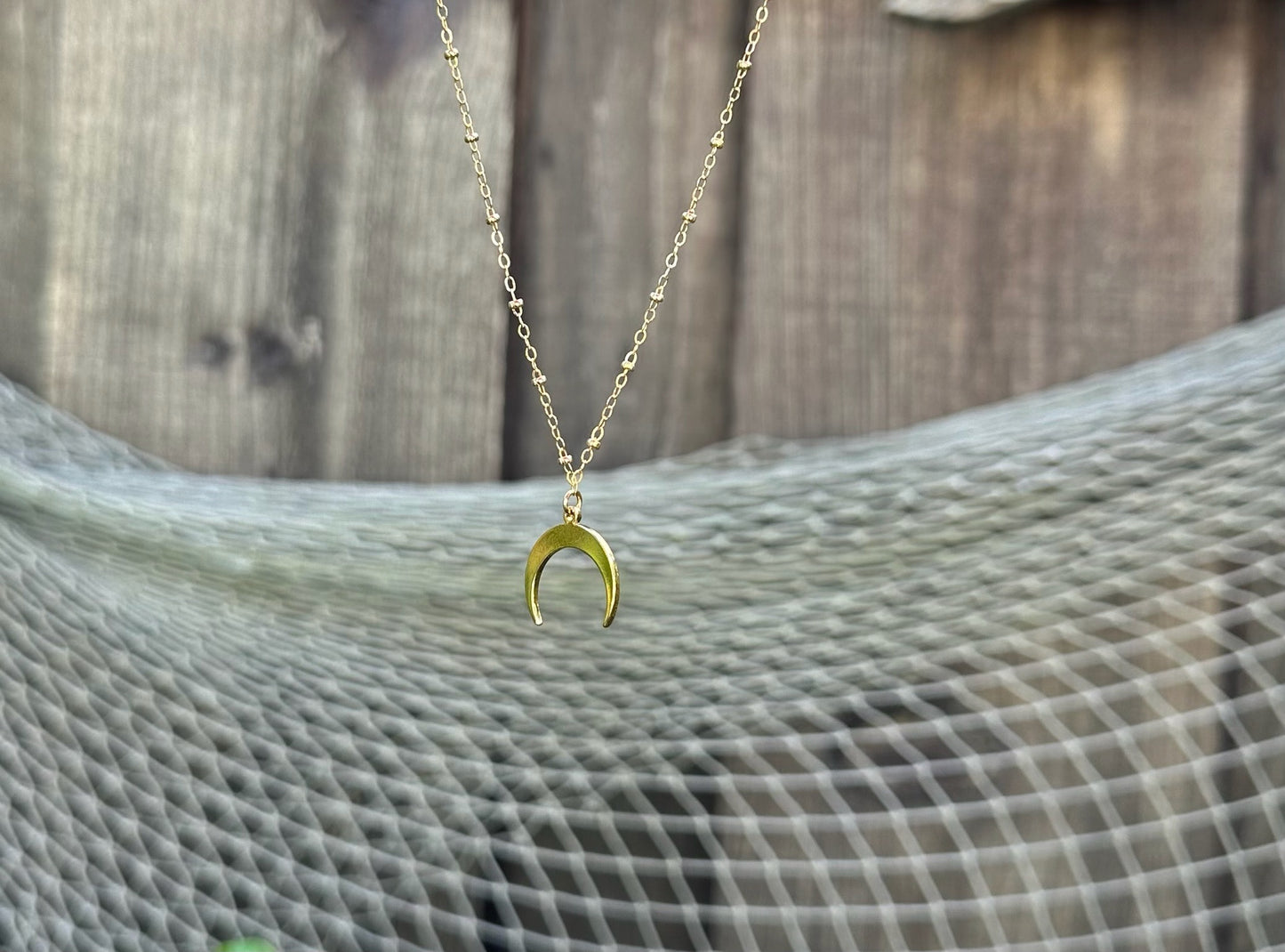 Lunar Crescent Necklace