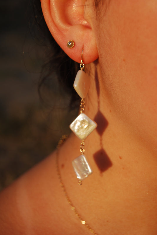Ocean diamond Earrings
