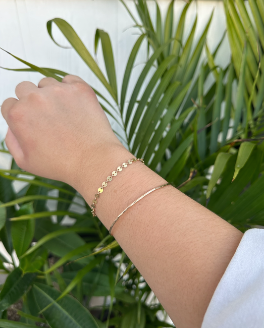 Gold Hammered Bangle